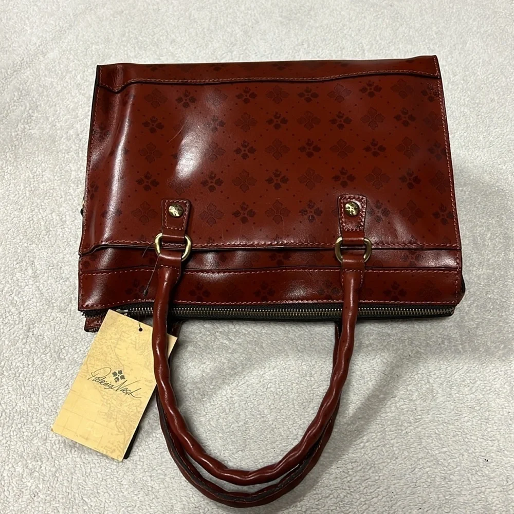 Patricia Nash Josselin Satchel Signature Floret Print